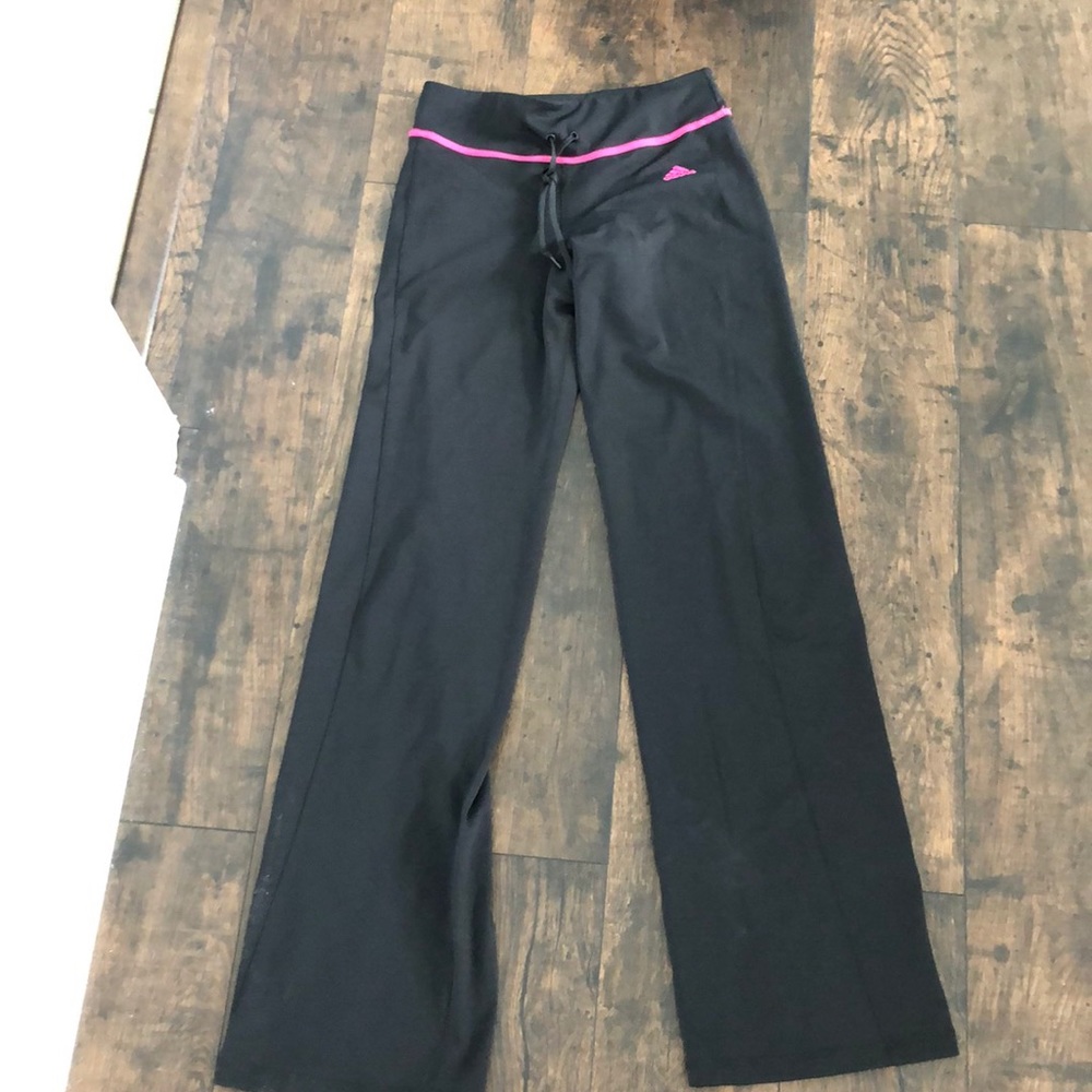 Black adidas athletic pants